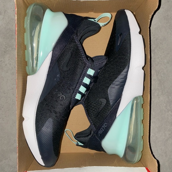 Women’s Nike Air Max 270 Teal Black - Picture 1 of 3